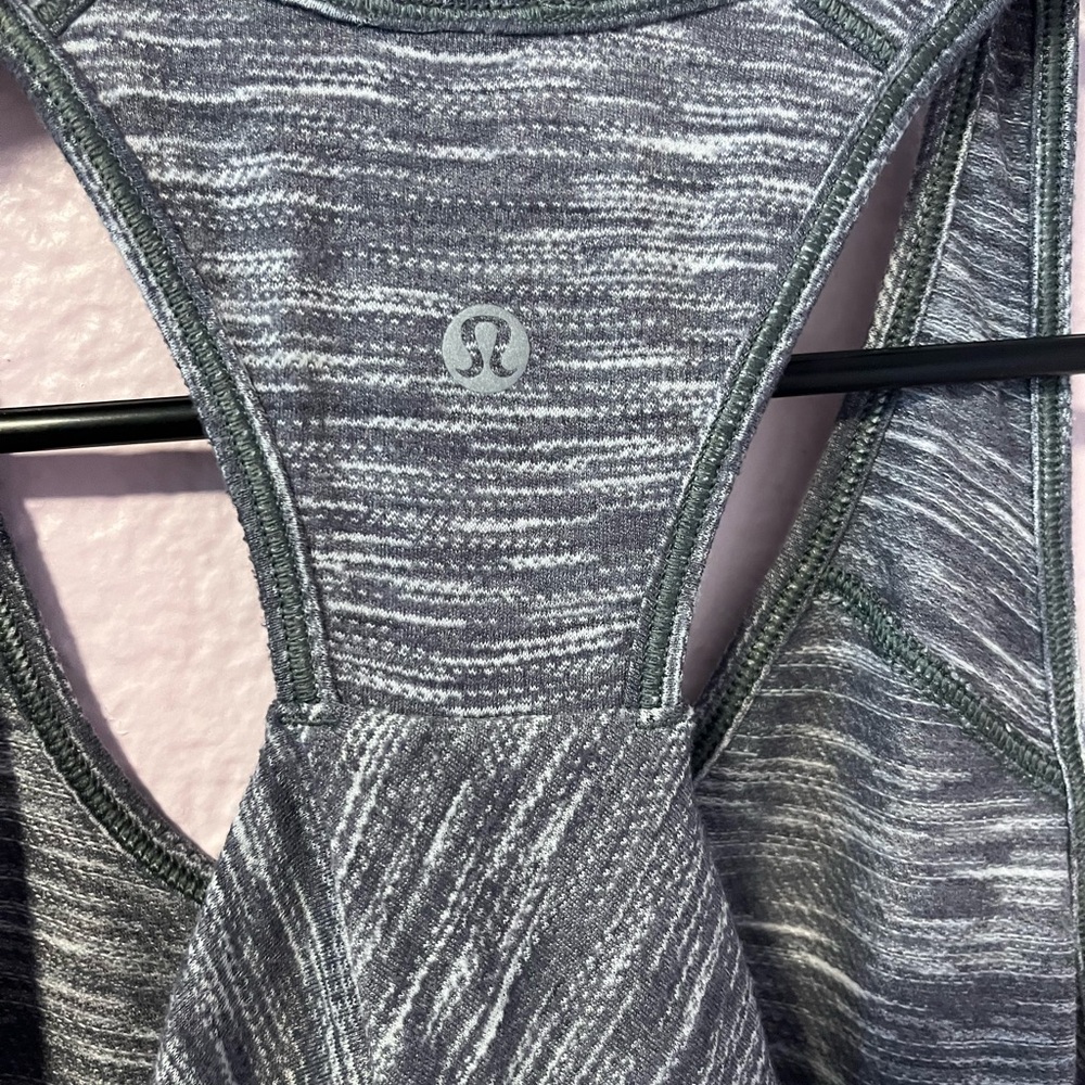 Gray Racerback Tank Top - Picture 4 of 4